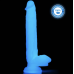 Светящийся в темноте фаллос на присоске Lumino Play Dildo 27 см, Ø 4 см